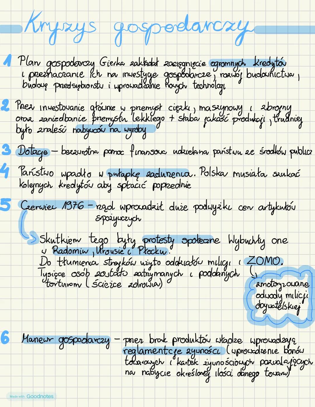 # Polska za Gierka 1971-1976
1 Gierek zostaje I sekretanem KC PZPR w 1970r, na
posiedzeniu Komitetu Centralnego, zajął miejsce Gomułki
2 J