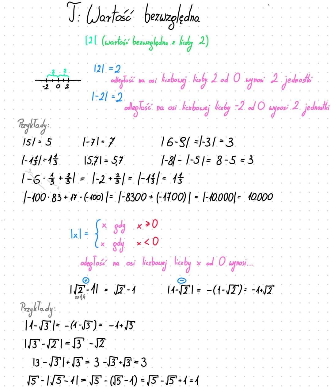 # J: Wartość bezwzględna
121 (wartość bezwzględna z liczby 2)
-202
121=2
odległość na asi liczbowej liczby 2 od O wynosi 2 jednostki
1-2