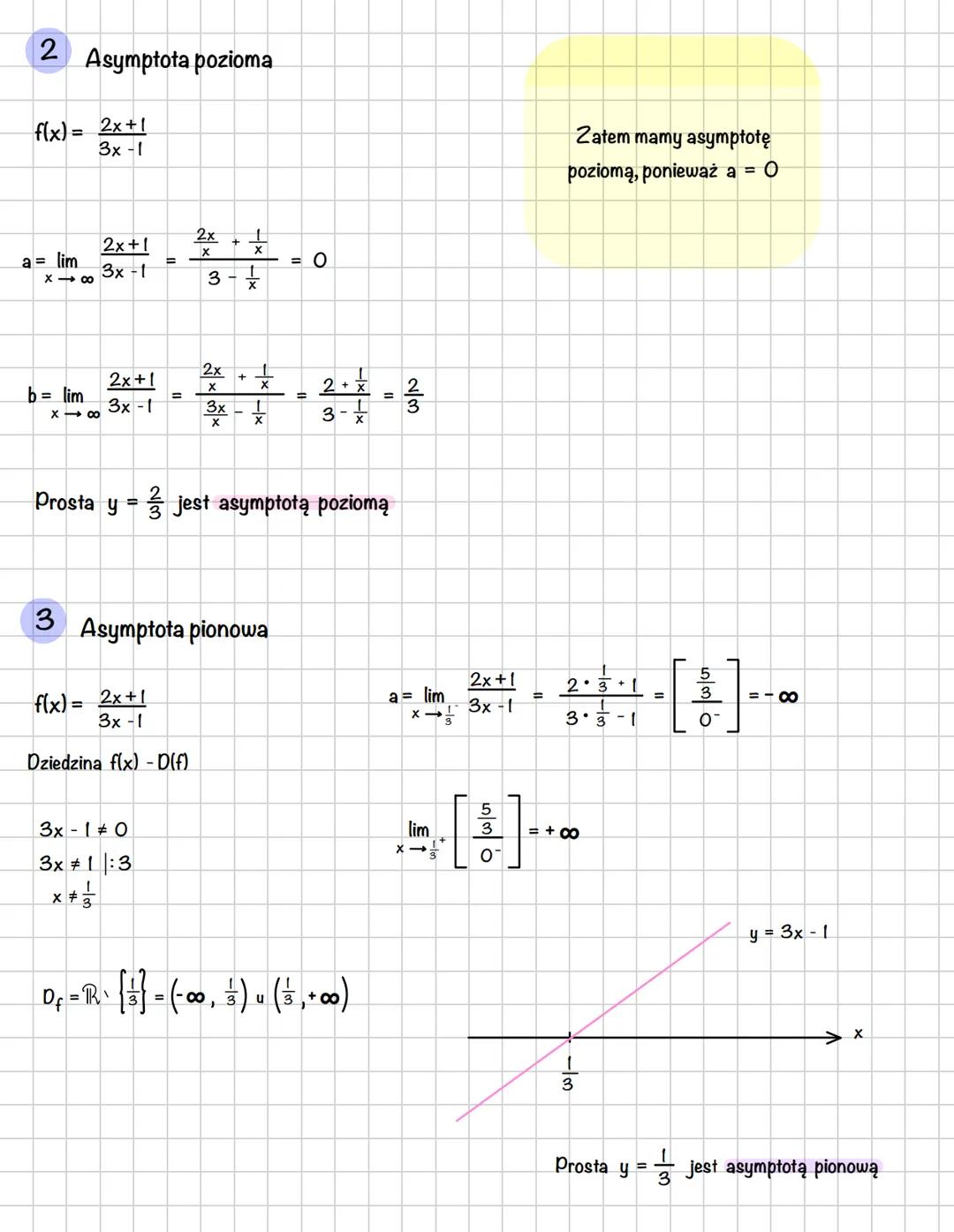 6
Matematyka
Granica funkcji Przykład
ул
92
f(x)·
Y₁
f(x)
Granica funkcji - asymptoty
x
xo
Zapis
Granica Limes (lim)
lim flx)=y
lim f(x) = 4