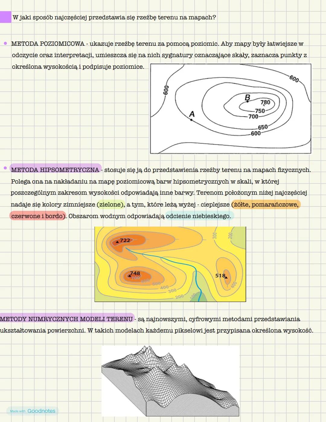 # Metody prezentowania informacji na mapach
Jakie wyróżnia się ilościowe oraz jakościowe metody prezentacji zjawisk na mapach?
Ilościowe m