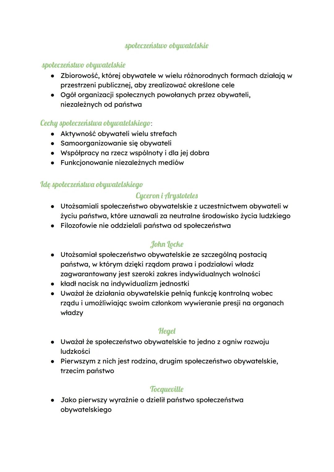 społeczeństwo obywatelskie
społeczeństwo obywatelskie
• Zbiorowość, której obywatele w wielu różnorodnych formach działają w
przestrzeni pub