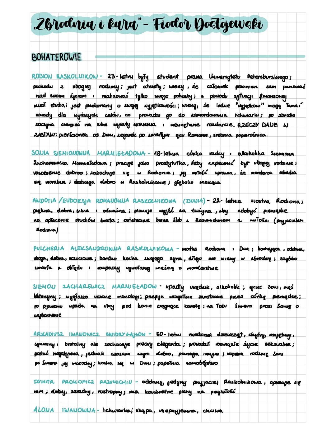 zbrodnia i kara - fiodor dostojewski
