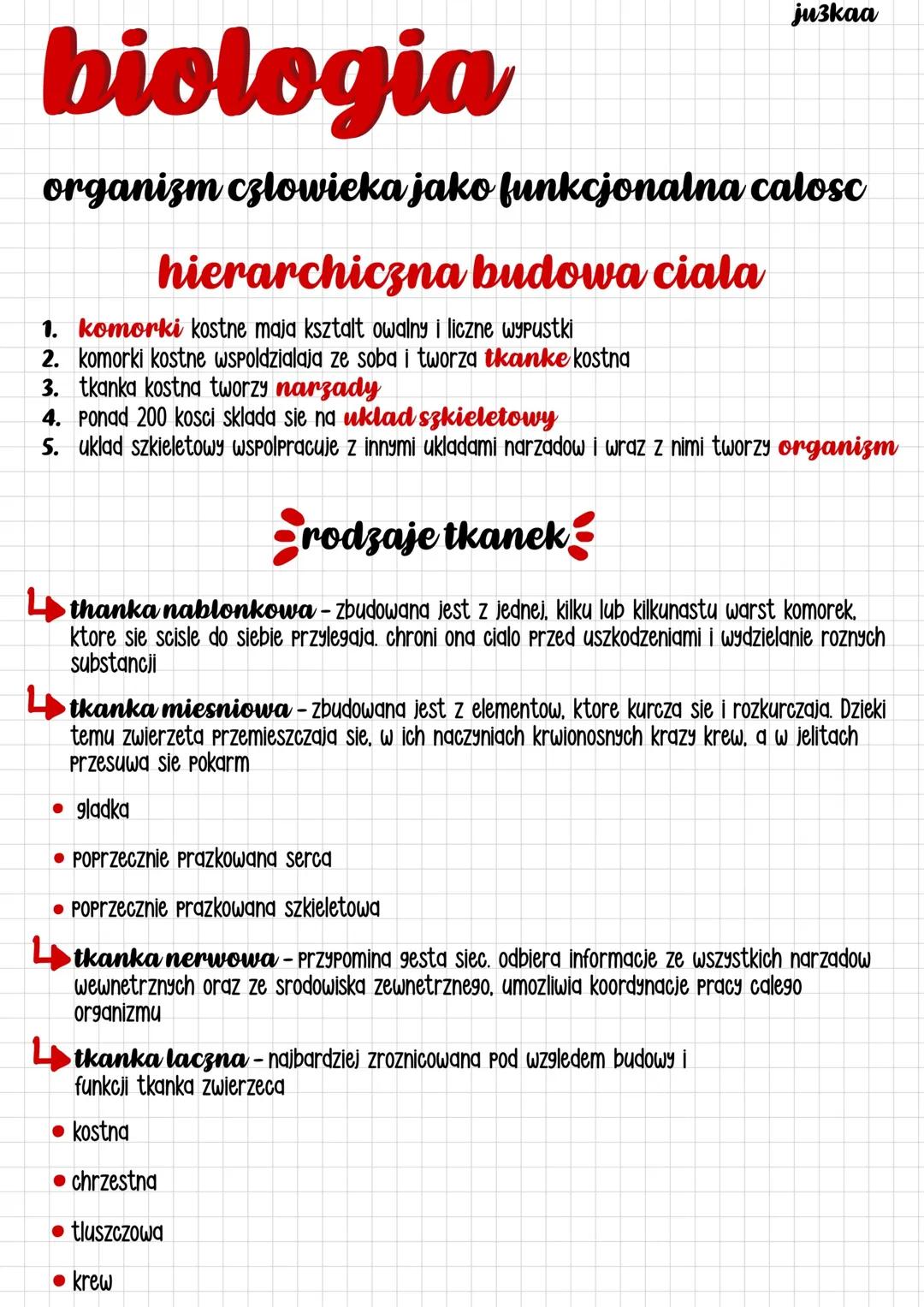 # Budowa narzadow
narzad to czesc organizmu zbudowana z tkanek, pelniaca okreslona funkcje. Narzadami sa np:
- nerki - usuwaja z organizmu