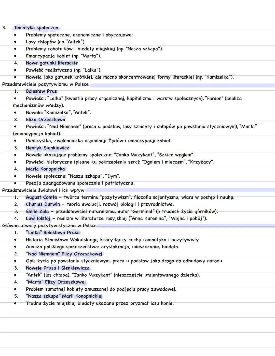 # POZYTOWIZM
Pozytywizm (1864-1890 w Polsce)
Kontekst historyczny i społeczny
* Europa:
* Pozytywizm związany był z rewolucją przemy