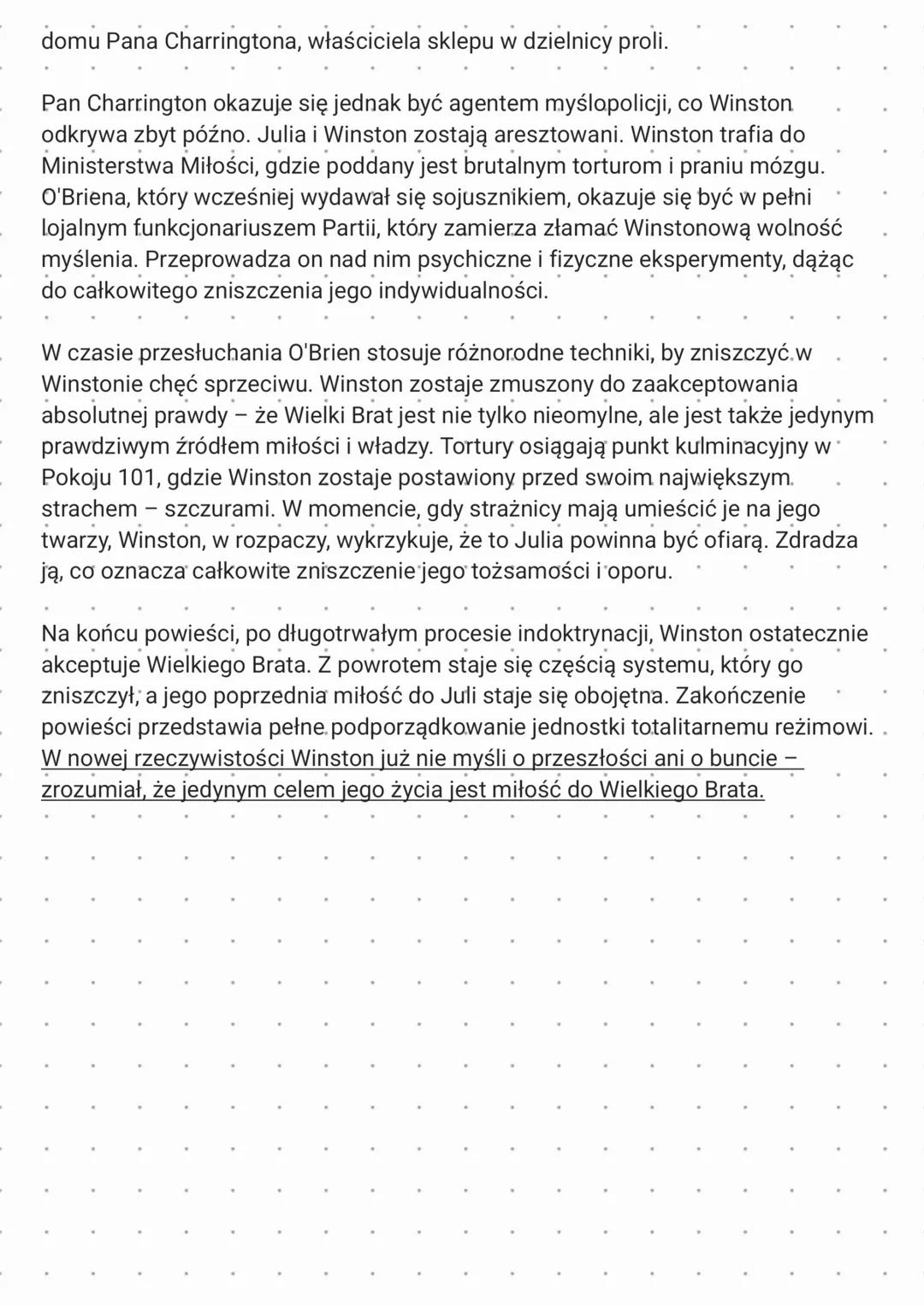 # Rok 1984
1.Czas i miejsce akcji
Akcja toczy się w fikcyjnym państwie Oceanii w 1984 roku
2. Totalitaryzm
Totaliatryzm - system, który