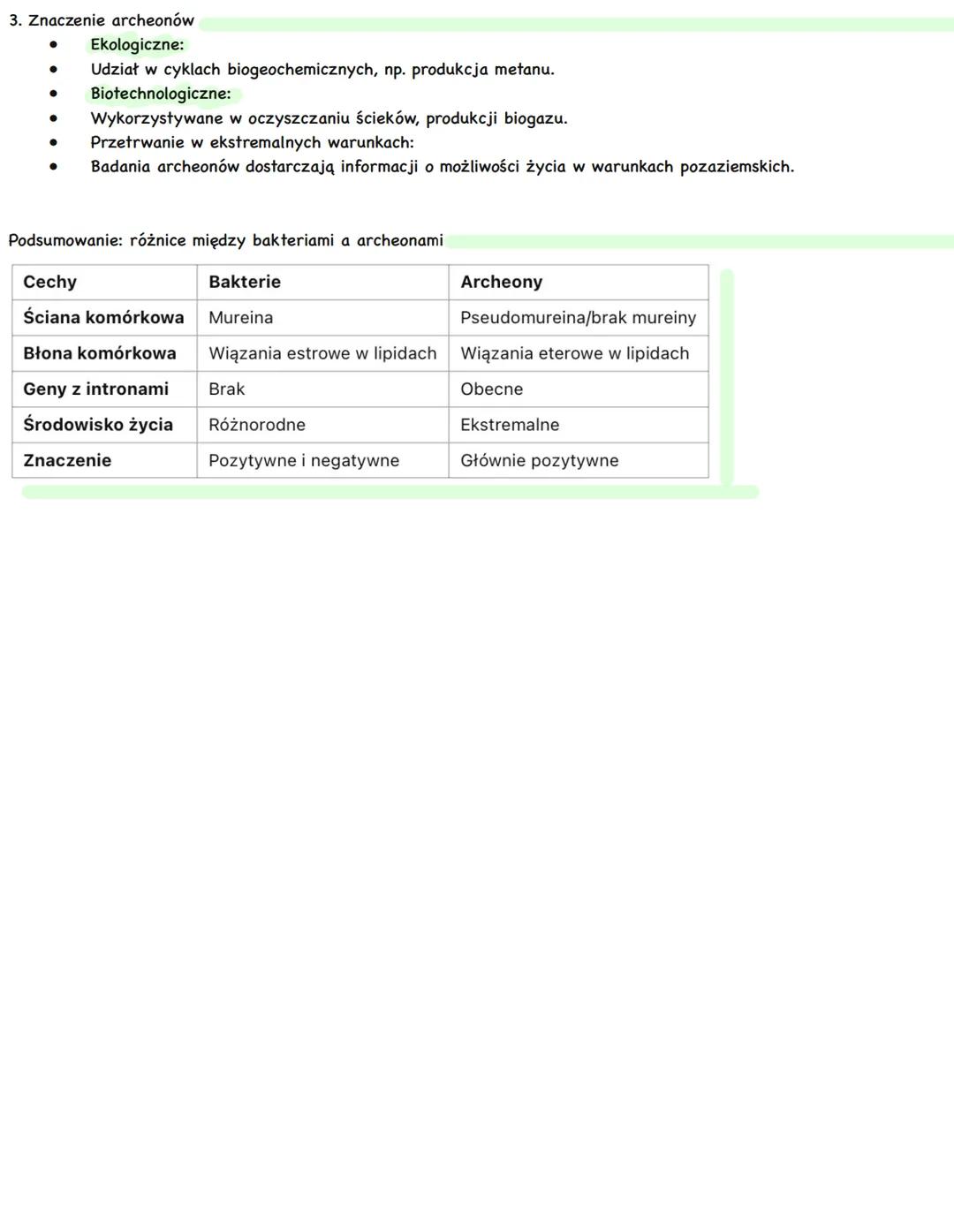 # BAKTERIE I ARCHEOWCE
Bakterie i archeony - szczegółowa charakterystyka
Bakterie i archeony to organizmy prokariotyczne, różniące się mię