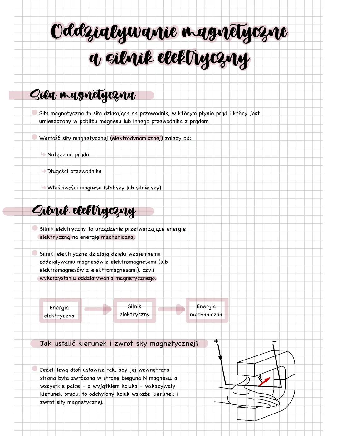 Oddziaływanie magnetyczne a silnik elektryczny