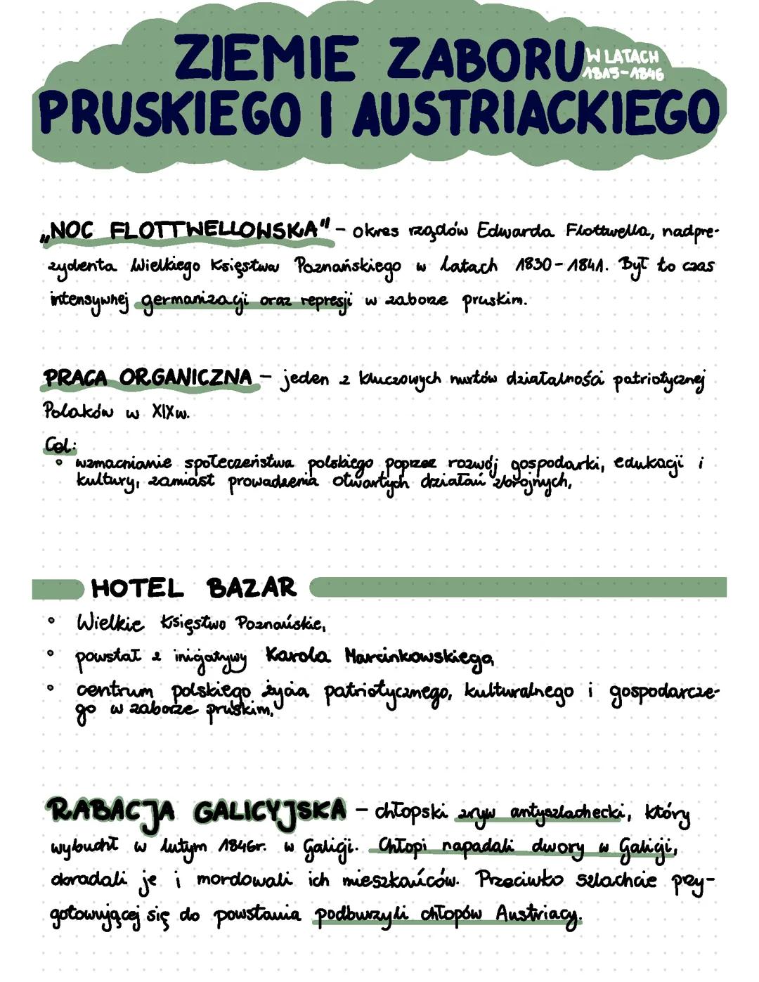 Historia Ziem Zaboru Pruskiego i Austriackiego (1815–1846)