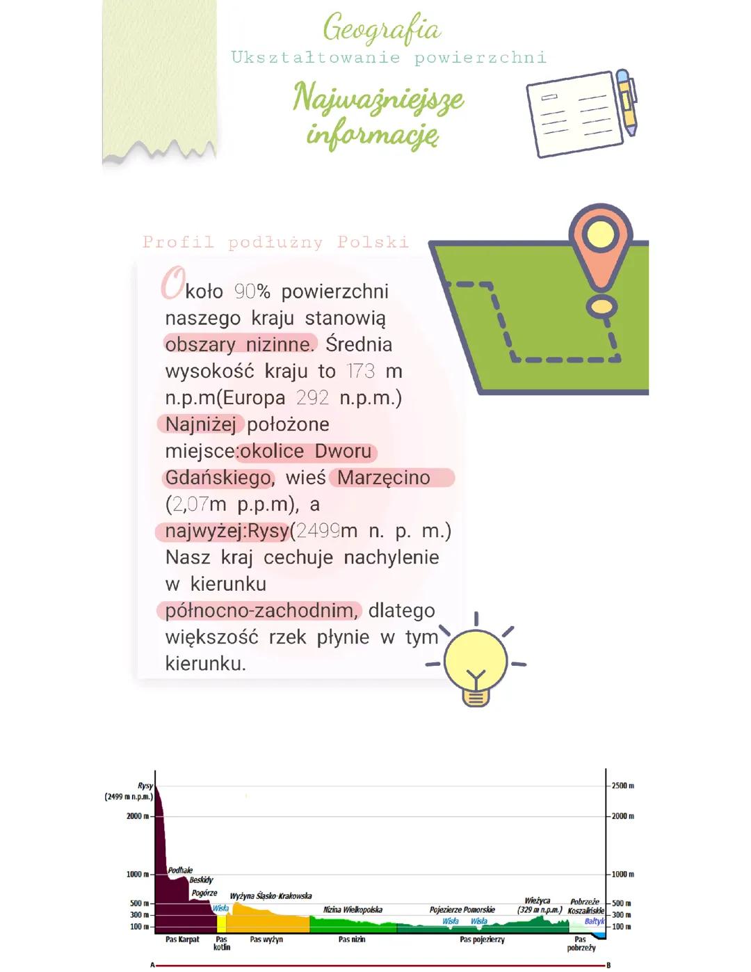 Geografia-Ukształtowanie Powierzchni (1/3)
