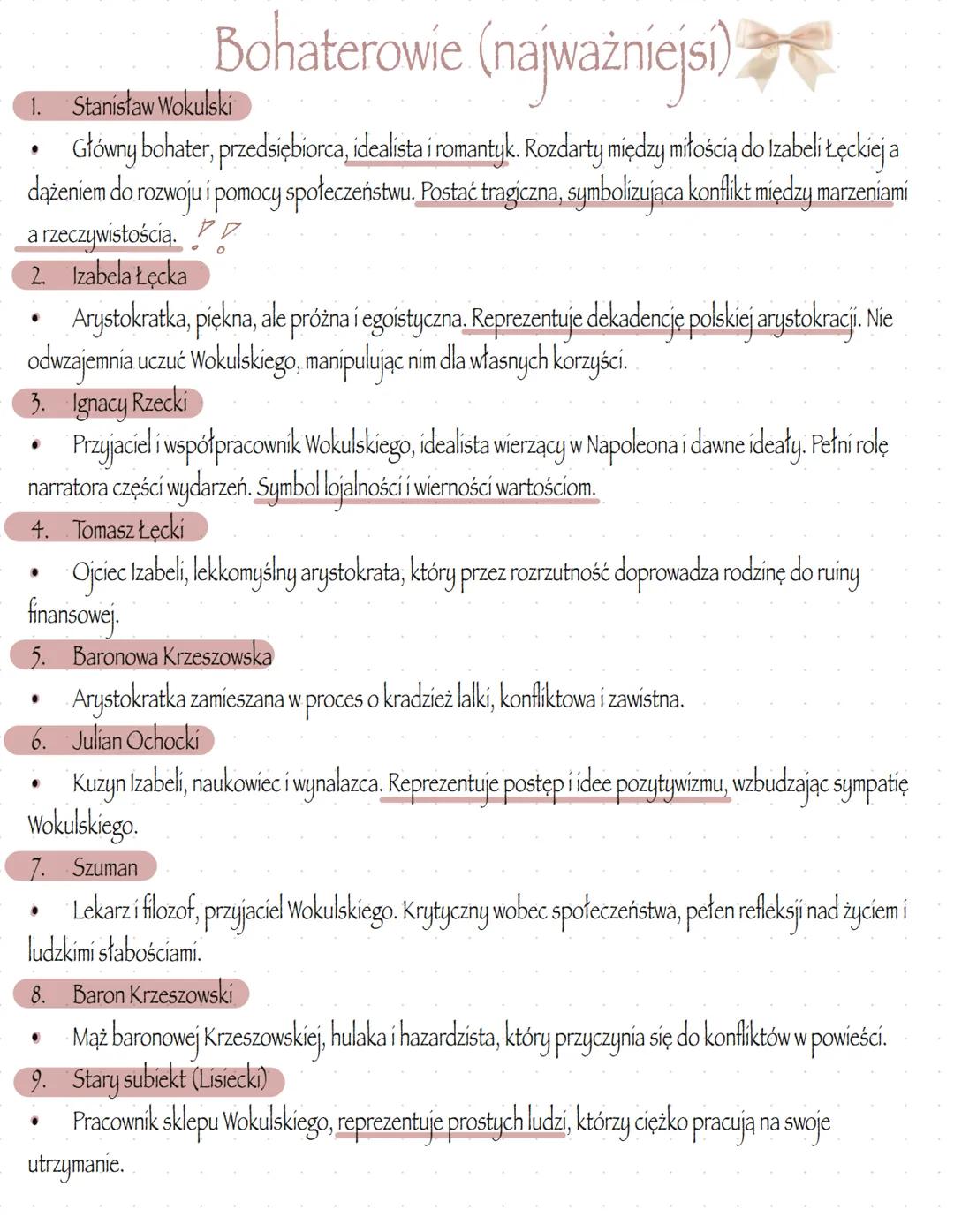 # „Lalka”
Bolesław Prus # Geneza Utworu
Symbolika tytułu
Tytuł „Lalka” nawiązuje zarówno do zabawki, która pojawia się w wątku
procesu o
