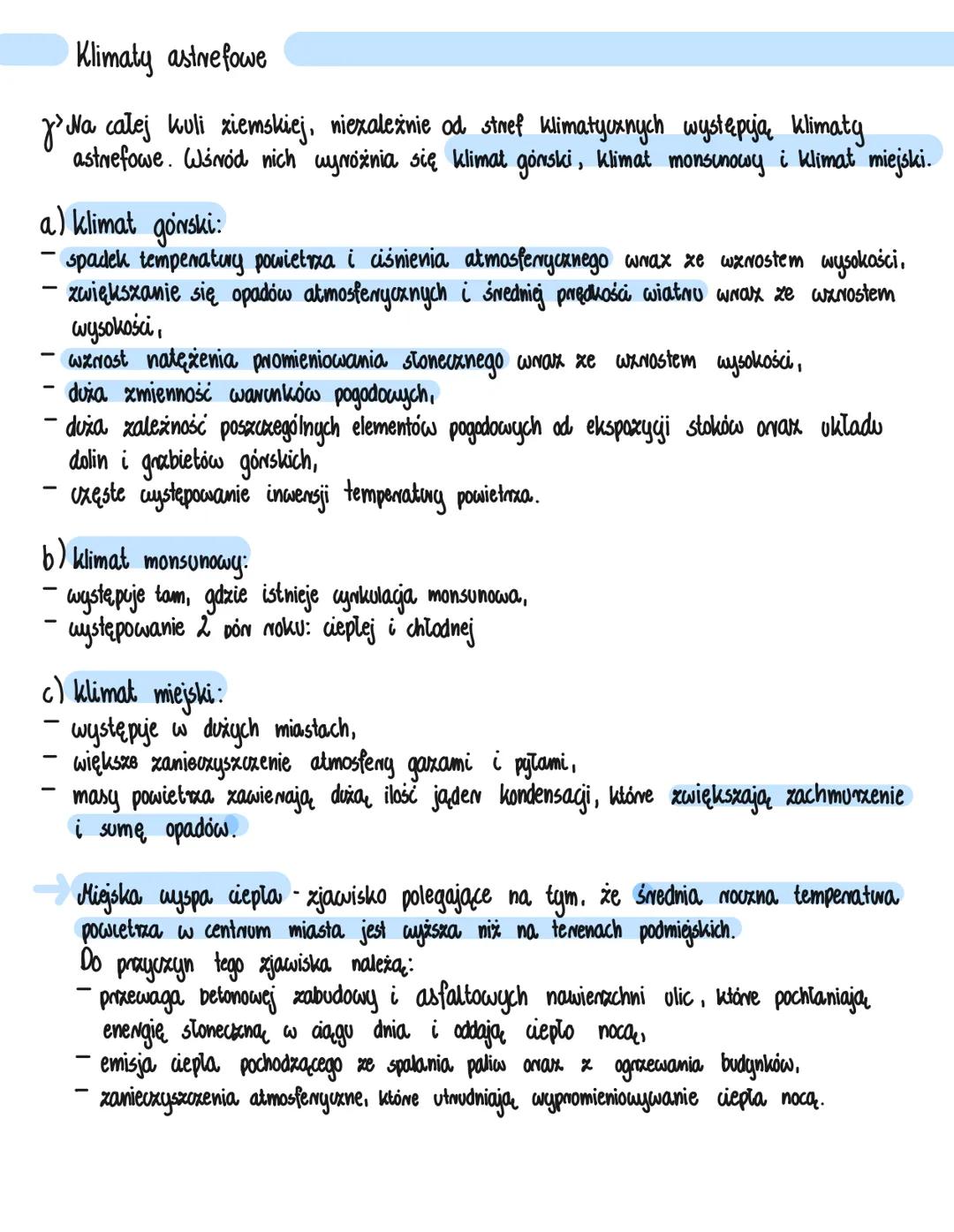 # Klimaty kuli ziemskiej
Oxym jest klimat?
J' Klimat jest to stan atmosfery na danym terrenie badany przez ok. 50 lat.
Strefy klimatyczne