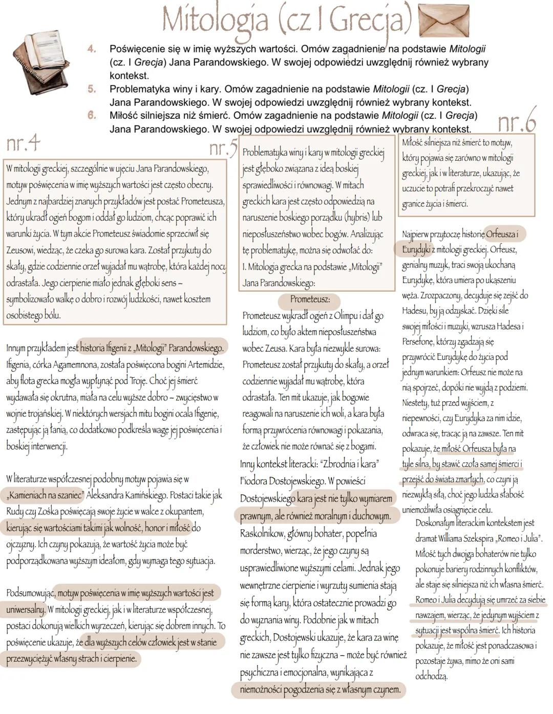 PYTANIA JAWNE
MATURA 2025
ANTYK 1.
2.
BIBLIA (FRAGMENTY)
Motyw cierpienia niezawinionego. Omów zagadnienie na podstawie znanych Ci
fragmentó