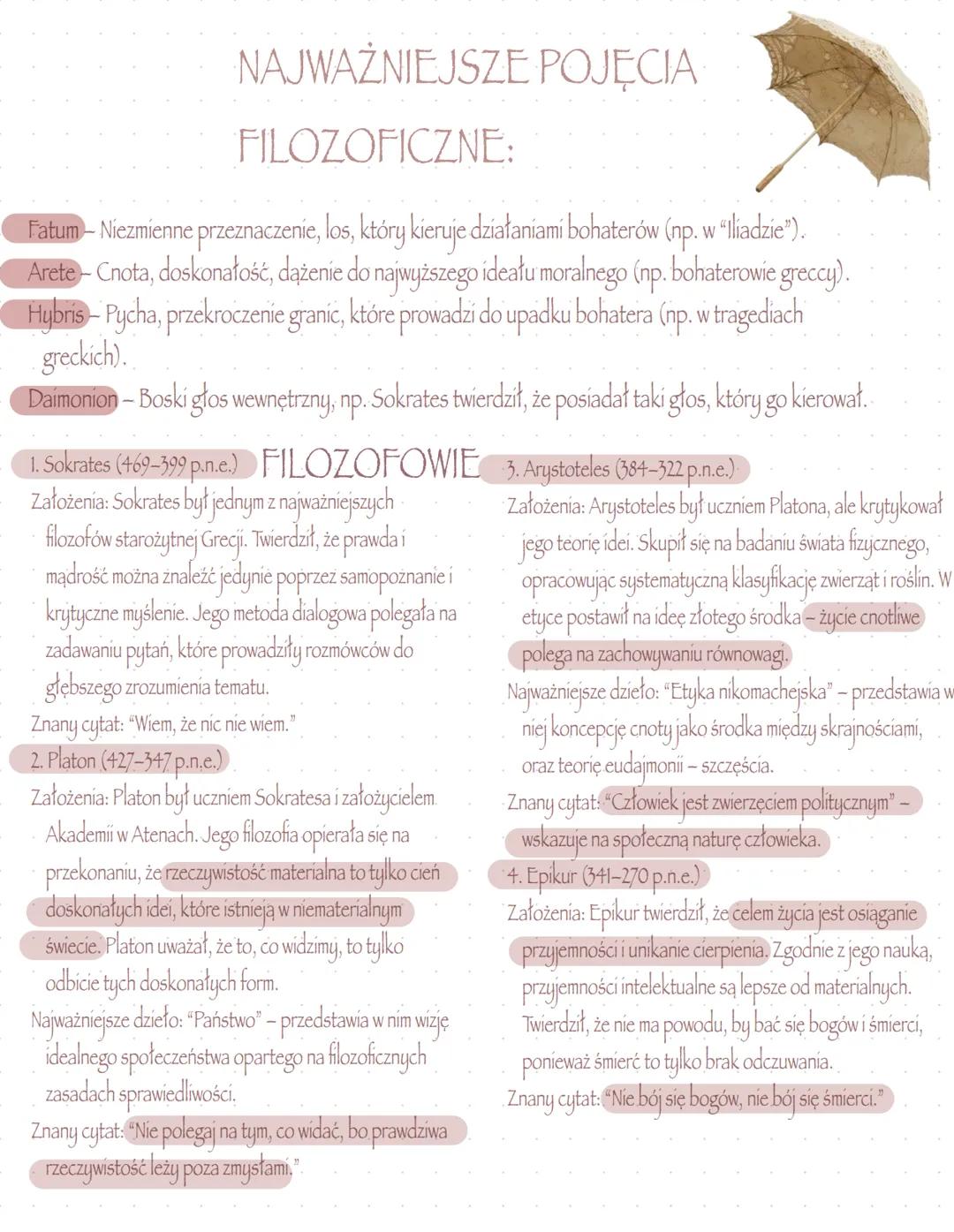 # ANTYK
# EPOKA # NURTY FILOZOFICZNE ANTYKU
Stoicyzm (IV w. p.n.e. - Il w. n.e.)
Założyciel: Zenon z Kition.
Główne idee: Stoicyzm zakła