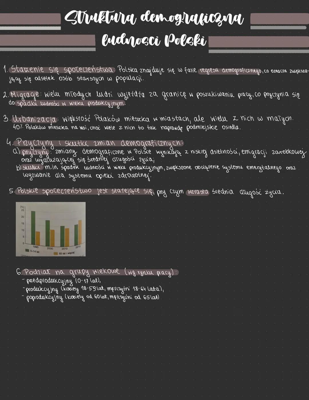 # Liczba budnosci Polski i
jej zmiany
1.W202 Or liczba ludności Polski wynosiła ok. 38,3 mln osób.
2. Polska doświadcza zjawiska depopulac