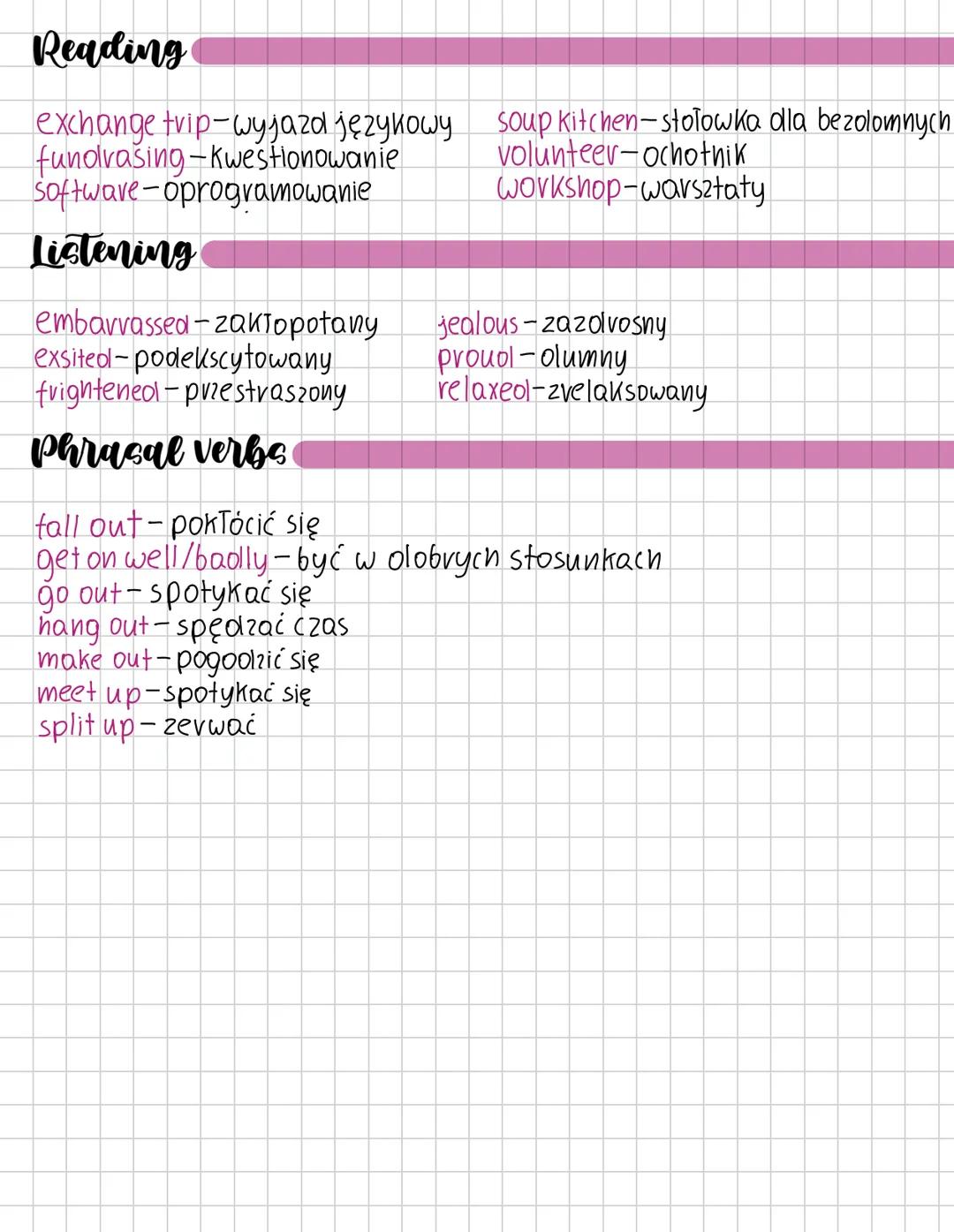 Word list 1
Life stages/etapy zycia
bride-panna młoda
groom-pan mTooly
get engaged-zaręczyć się
mavvied-pobrać się
go to school prom-bal mat