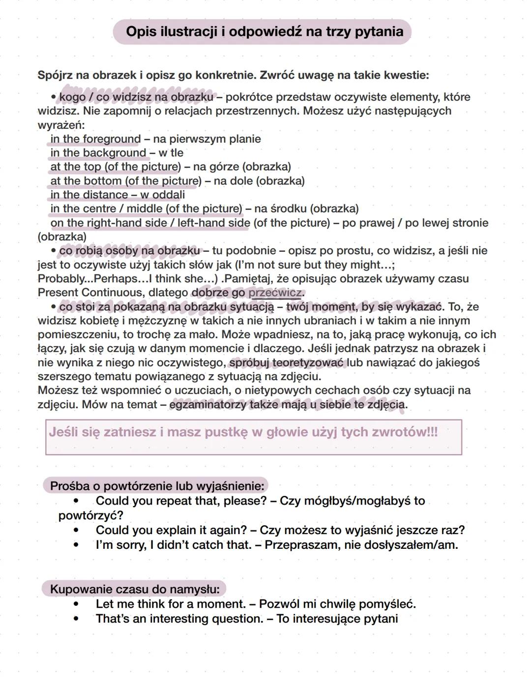MATURA USTNA
ANGIELSKI 2025
pretty and smart
girl energy 24/7 # Zwroty używane przez egzaminatorów na początku
egzaminu i jak na nie przygo