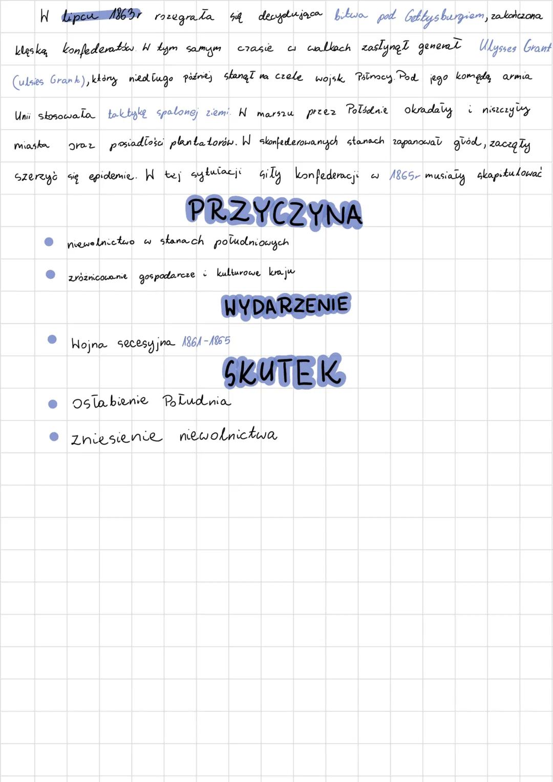 EUROPA I SHIAT PO KONGRESIE WIEDEŃSKIM
Podział na północ i południe
słany zjednoczone
W
połowie XIX wieku były jednym z najszybciej rozwijaj
