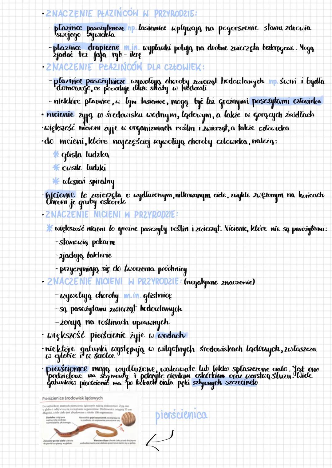 Biologia
(sprawdzian)
• parzydełkowce żyją wyłącznie w środowisku wodnym (głównie w morzach
otwór gębowy
i oceanach)
warstwa zewnętrzna
nabl