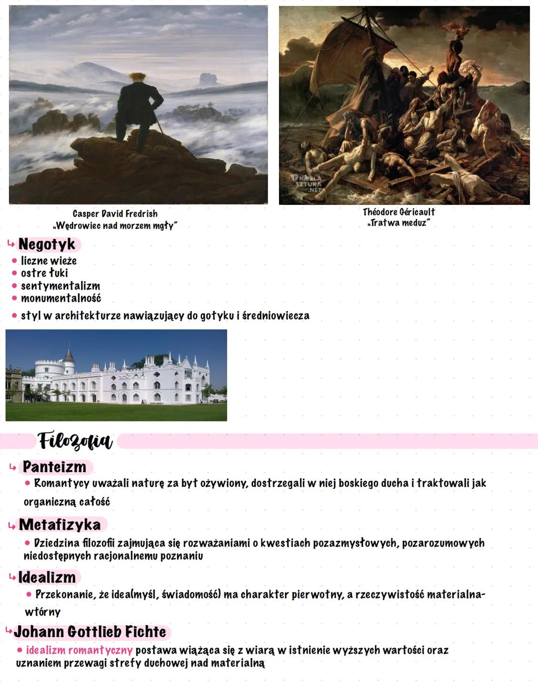 Nazwa
Romantyzm
1789-1864
"Nazwa pochodzi od słowa „Roman” z języka francuskiego oraz niemieckiego
i oznacza powieść lub opowiadanie
Jest fo