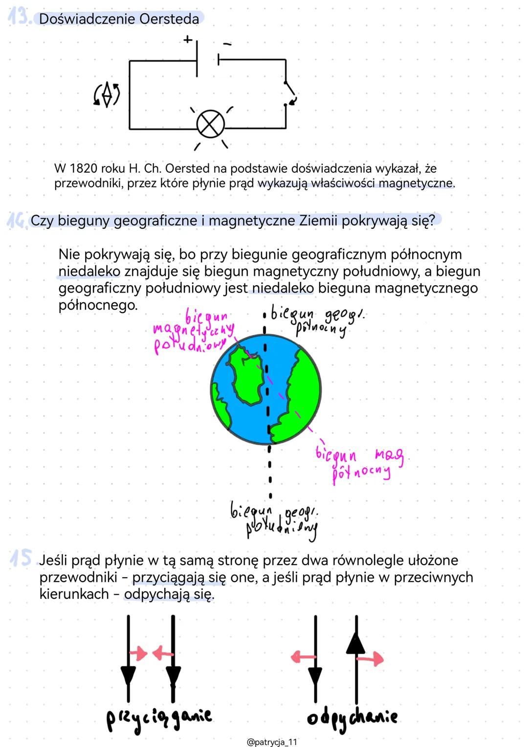 Magnetyzm
Rodzaje magnesów:
- sztabkowy [NS
- podkowiasty 8
- igła magnetyczna
2. Części silnika:
a) nieruchome
- stojan (magnesy ułożone wz