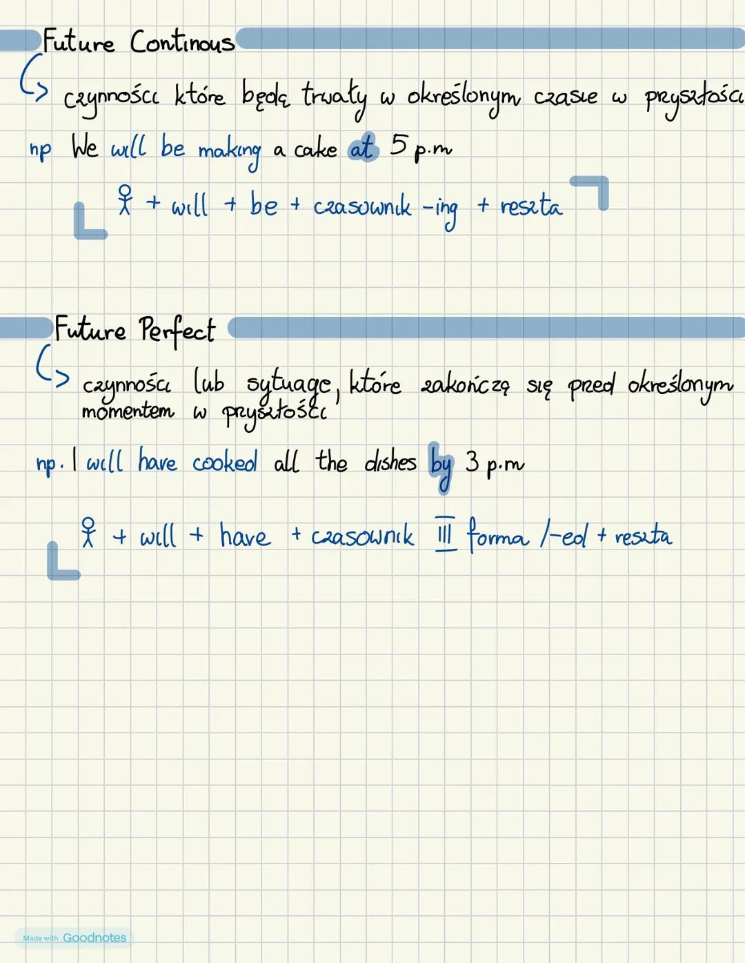 # FUTURE FORMS
Present Simple
-> roaktady jazdy, planay zajęć, grafiku, wydarzenia z ustalonym
terminem
np. Lunch break starts at 12:30 an