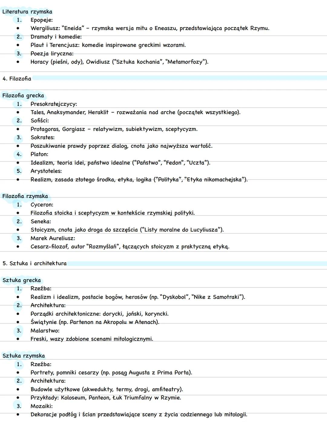 ANTOK
1. Antyk definicja i ramy czasowe
•
•
Antyk to okres w historii kultury i cywilizacji starożytnych, obejmujący dorobek Grecji i Rzymu.