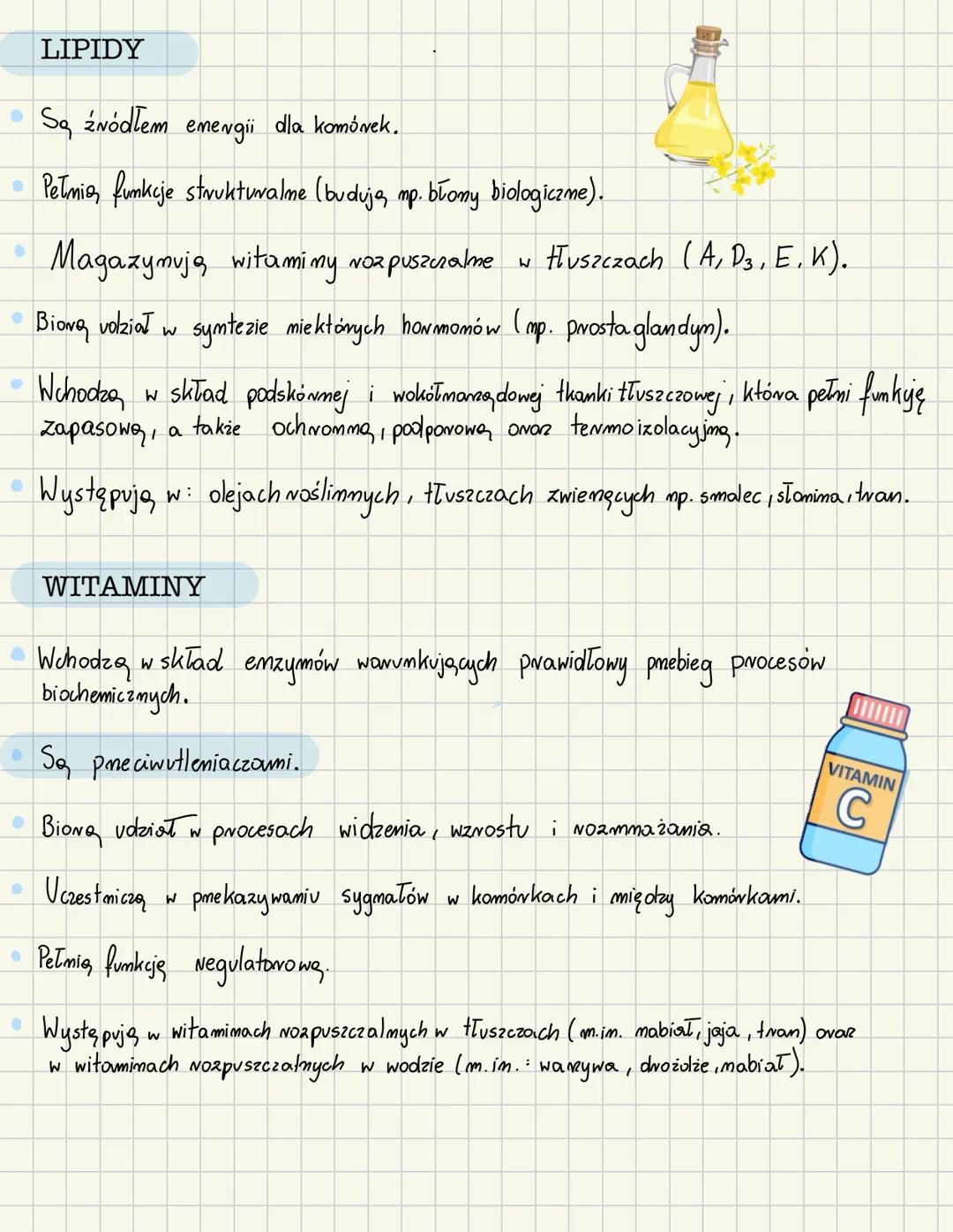 ·
.
Składniki pokarmowe
Organiczne składniki pokarmowe.
Pokarm jest źródłem
emergii potrebnej do przeprowadzania wszystkich procesów życiowy
