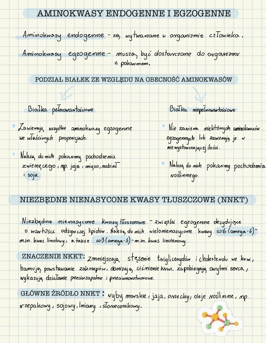 ·
.
Składniki pokarmowe
Organiczne składniki pokarmowe.
Pokarm jest źródłem
emergii potrebnej do przeprowadzania wszystkich procesów życiowy