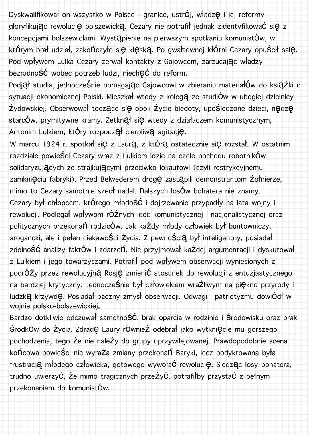 PRZEDWIOSNIE
Stefan Żeromski
Data wydania: 1924 r. (wydana z datą 1925 r.) Epoka literacka: dwudziestolecie międzywojenne
1. Geneza
Przyczyn