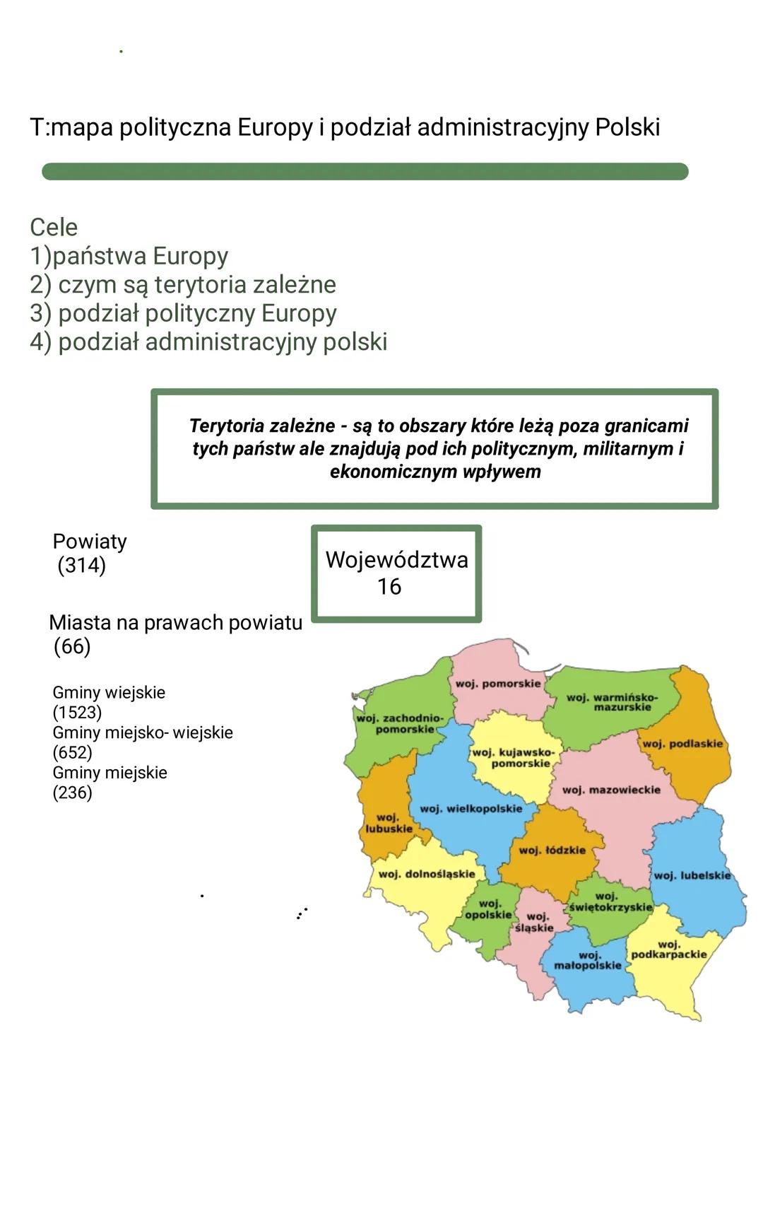 Geografia dział 2 klasa 7