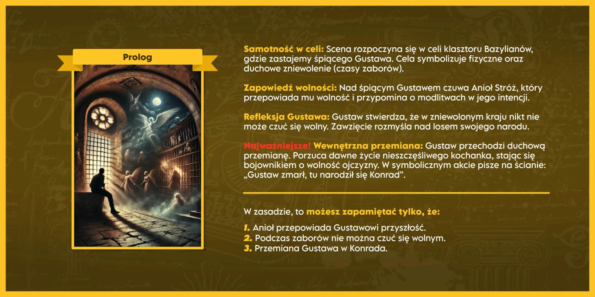 --- OCR Start ---
Mesjanizm
Prometeizm
Definicja: Prometeizm wywodzi się z mitu o Prometeuszu, który wykradł bogom ogień, aby podarować go l