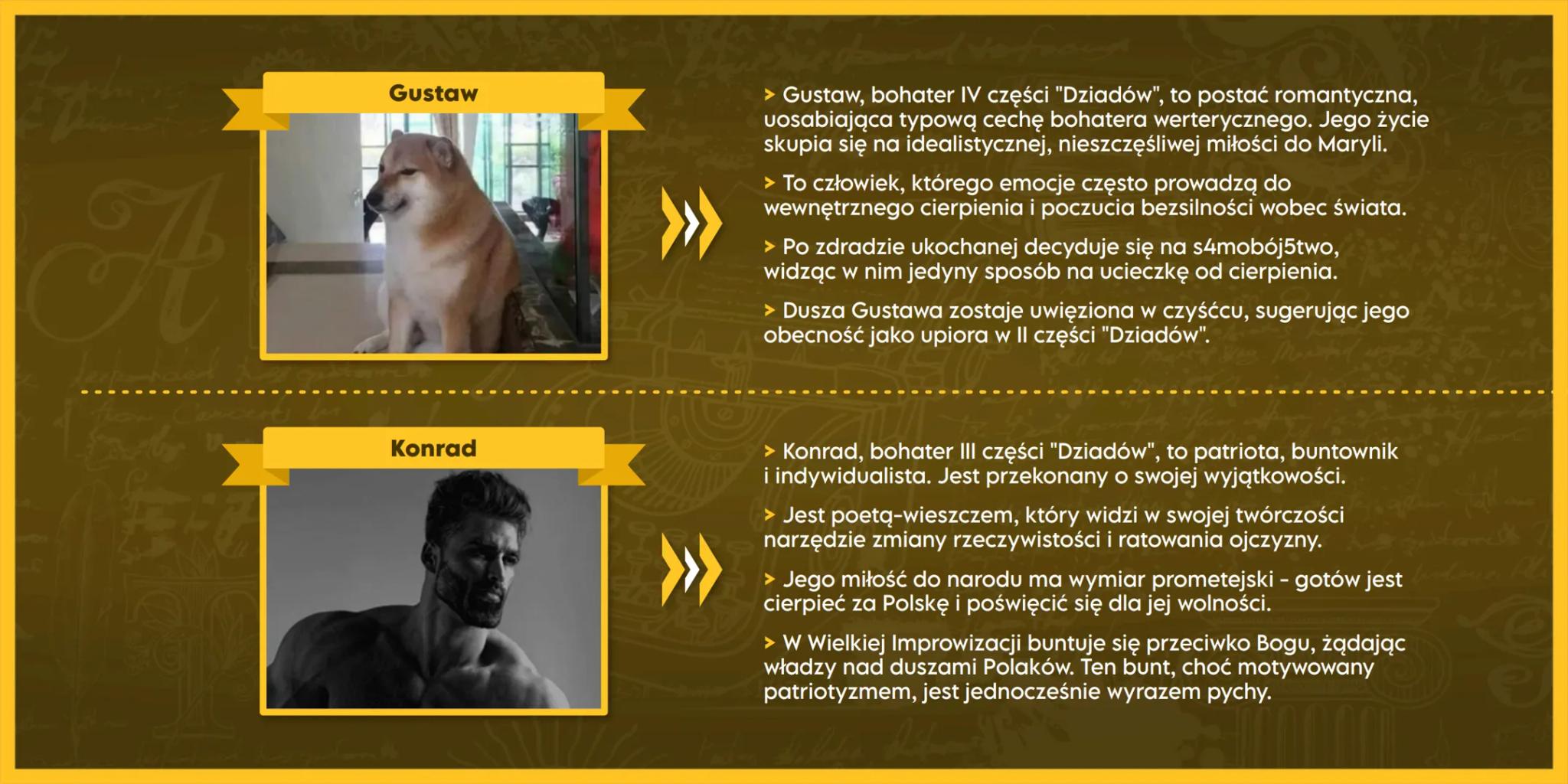 --- OCR Start ---
Mesjanizm
Prometeizm
Definicja: Prometeizm wywodzi się z mitu o Prometeuszu, który wykradł bogom ogień, aby podarować go l