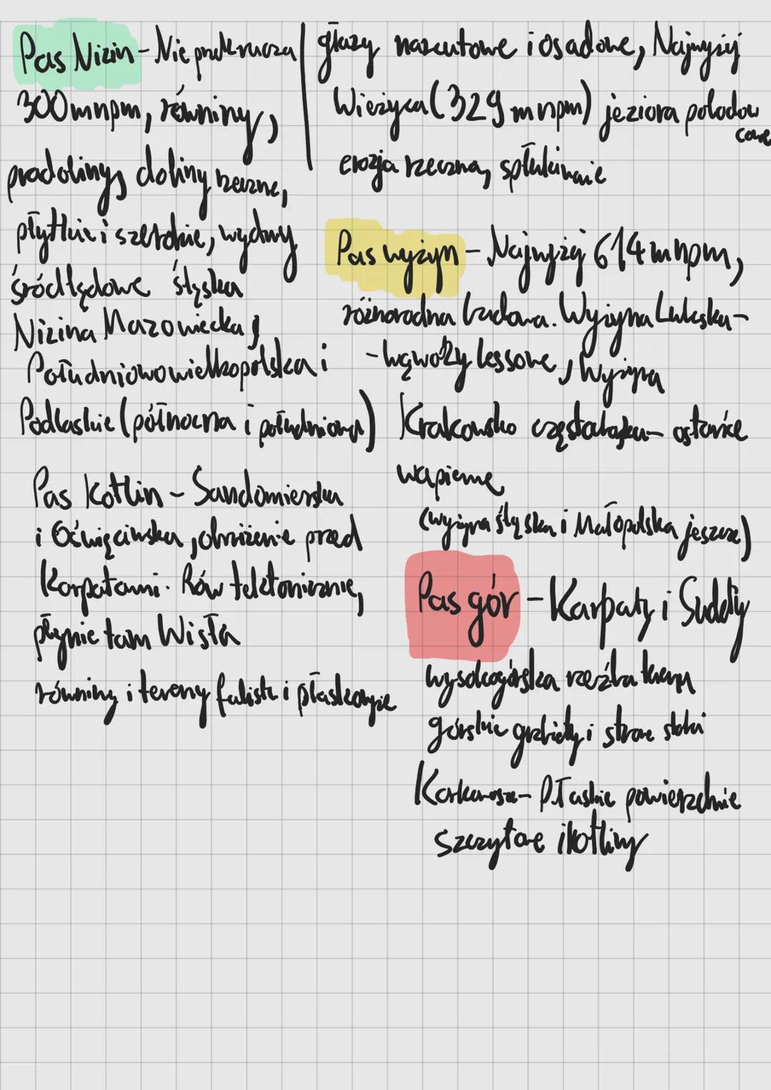 # UKSZTAŁTOWANIE
# POWIERZCHNI
Polsken południowa kształtowana przez ruchy górnotwne,
a północna przez lądolód
91,3% powierzchni Polski
pon