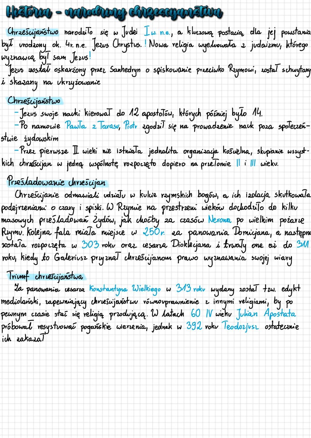 Narodziny chrześcijaństwa