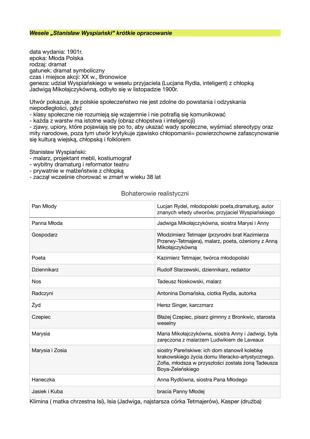 # Bohaterowie fantastyczni
| Kto? | Kim jest? | Do kogo przychodzi? |
|---|---|---|
| Chochoł | Słomiana kukła, którą wijano na zimę krzew,