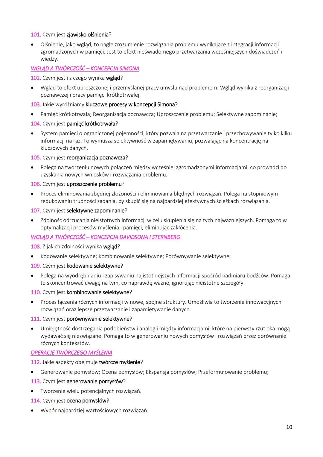 # PSYCHOLOGIA PROCESÓW POZNAWCZYCH
1. WPROWADZENIE DO PSYCHOLOGII PROCESÓW POZNAWCZYCH
1.  Czym zajmuje się psychologia poznawcza?
*   Su