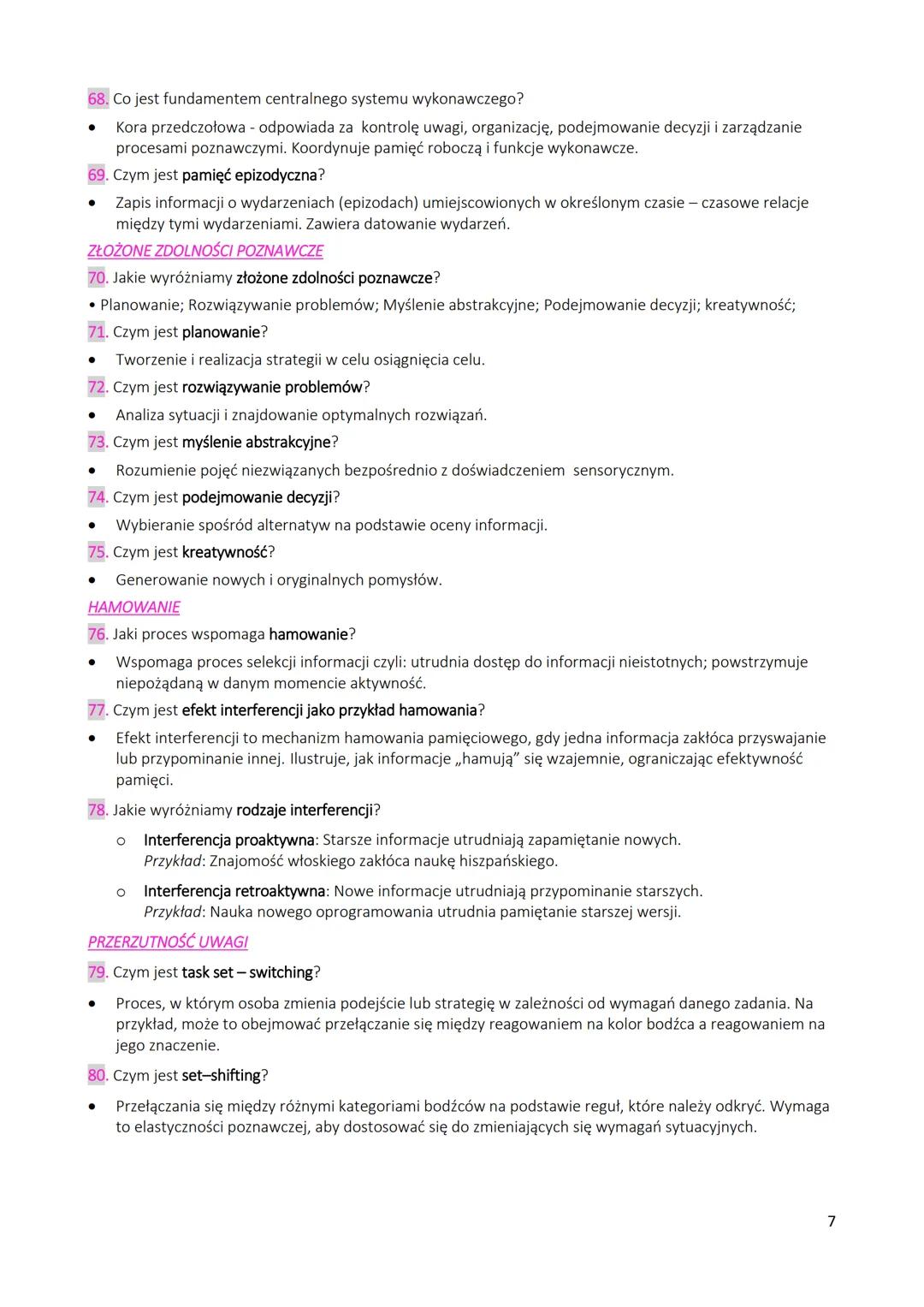 # PSYCHOLOGIA PROCESÓW POZNAWCZYCH
1. WPROWADZENIE DO PSYCHOLOGII PROCESÓW POZNAWCZYCH
1.  Czym zajmuje się psychologia poznawcza?
*   Su