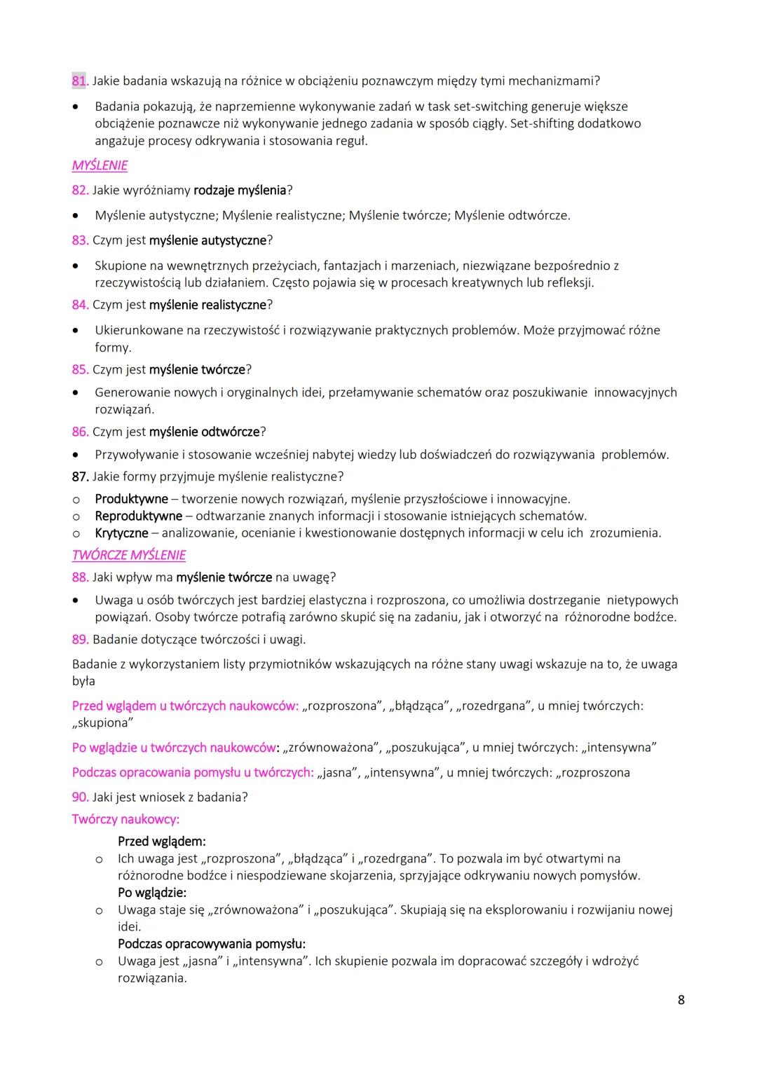 # PSYCHOLOGIA PROCESÓW POZNAWCZYCH
1. WPROWADZENIE DO PSYCHOLOGII PROCESÓW POZNAWCZYCH
1.  Czym zajmuje się psychologia poznawcza?
*   Su