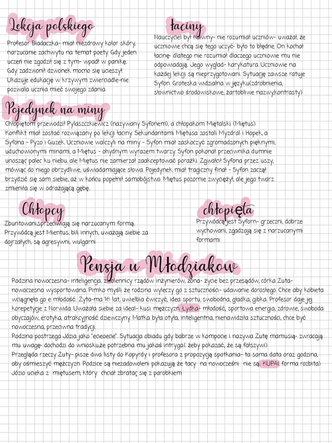 NOTE BOOK # Ferdydurke
Witold Gombrowicz
-Wywodził się z szlacheckiej rodziny, urodził się w Małoszycach, a zmarł
w Paryżu (1904-1969)
-W