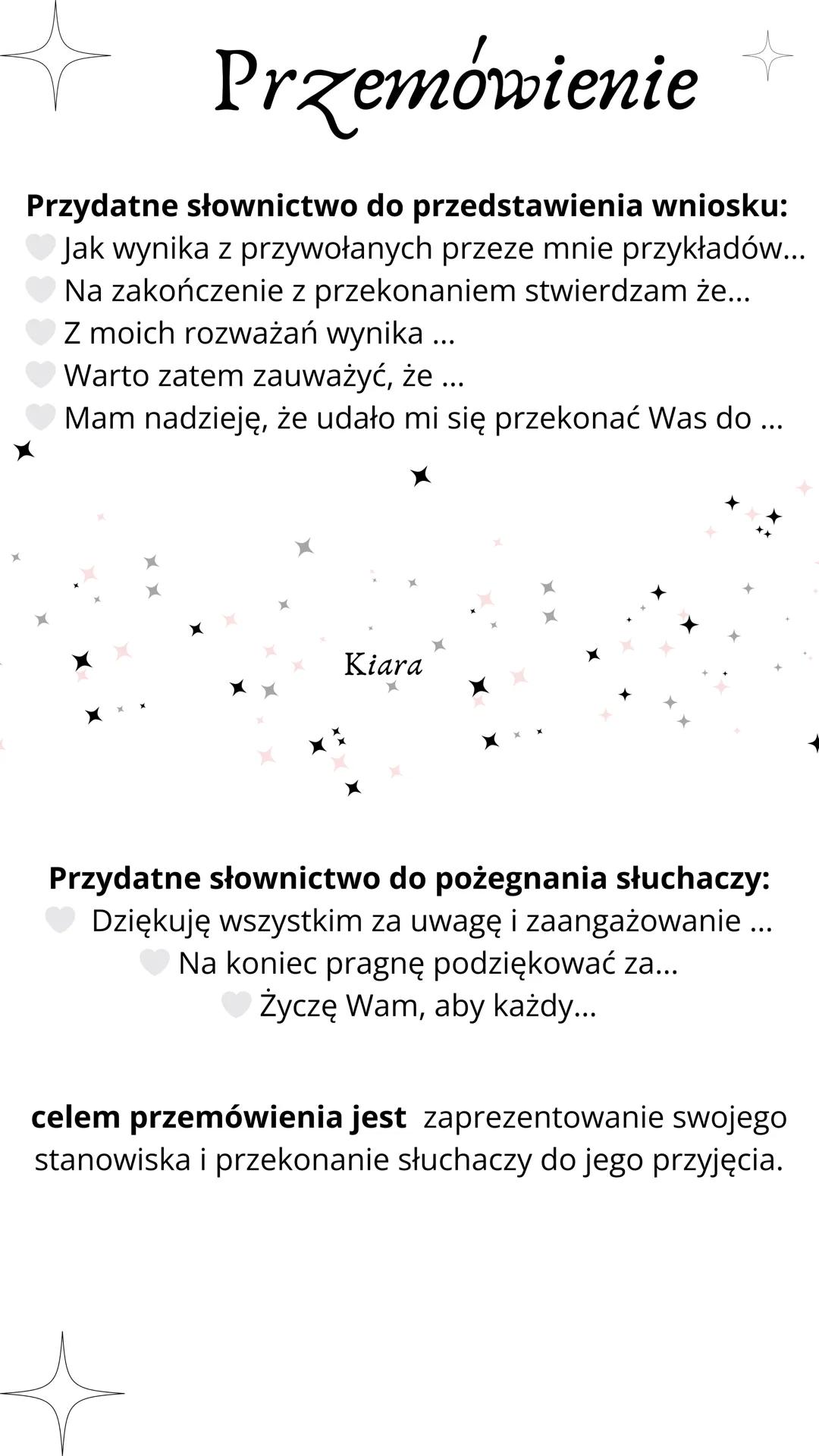 # Przemówienie
Przemówienie to tekst przeznaczony do
wygłaszania. Ma określony temat i cel.
rodzaje przemówień:
Okolicznościowe- przygoto