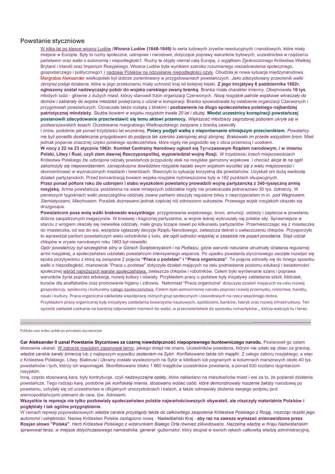 # HISTORIA
"ZIEMIE POLSKIE W II POŁ. XIX WIEKU"
MORZE BALTYCKIE
Prusy Wschodnie
Pomorze Zachgenie 80% Niemcy
97,8% Niemcy 13.9% Polacy
P