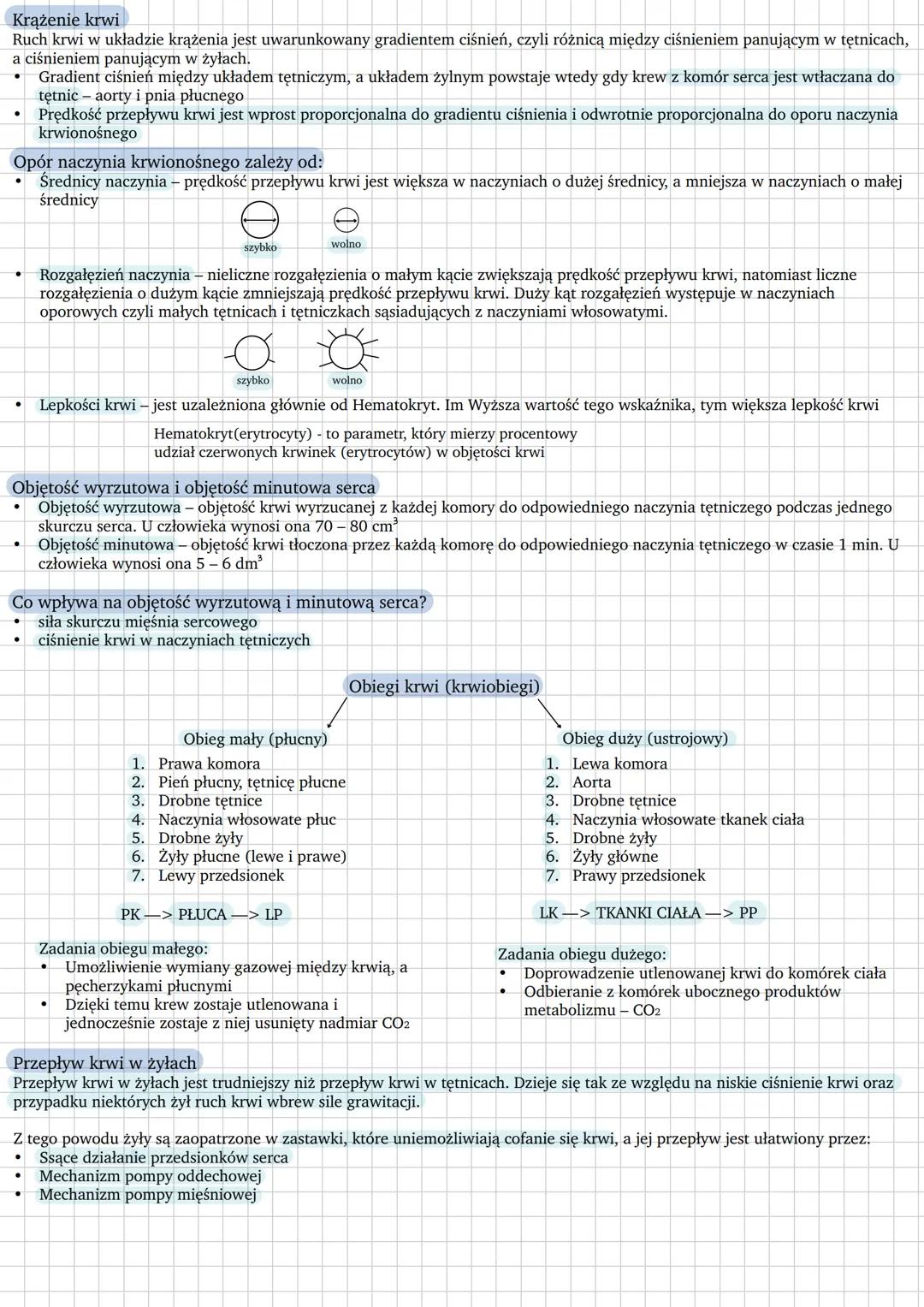 --- OCR Start ---
funkcjonowance układu krwionośnego
Serce pełni funkcję pompy tłocząco-ssącej, która tłoczy krew z komór do tętnic oraz zas