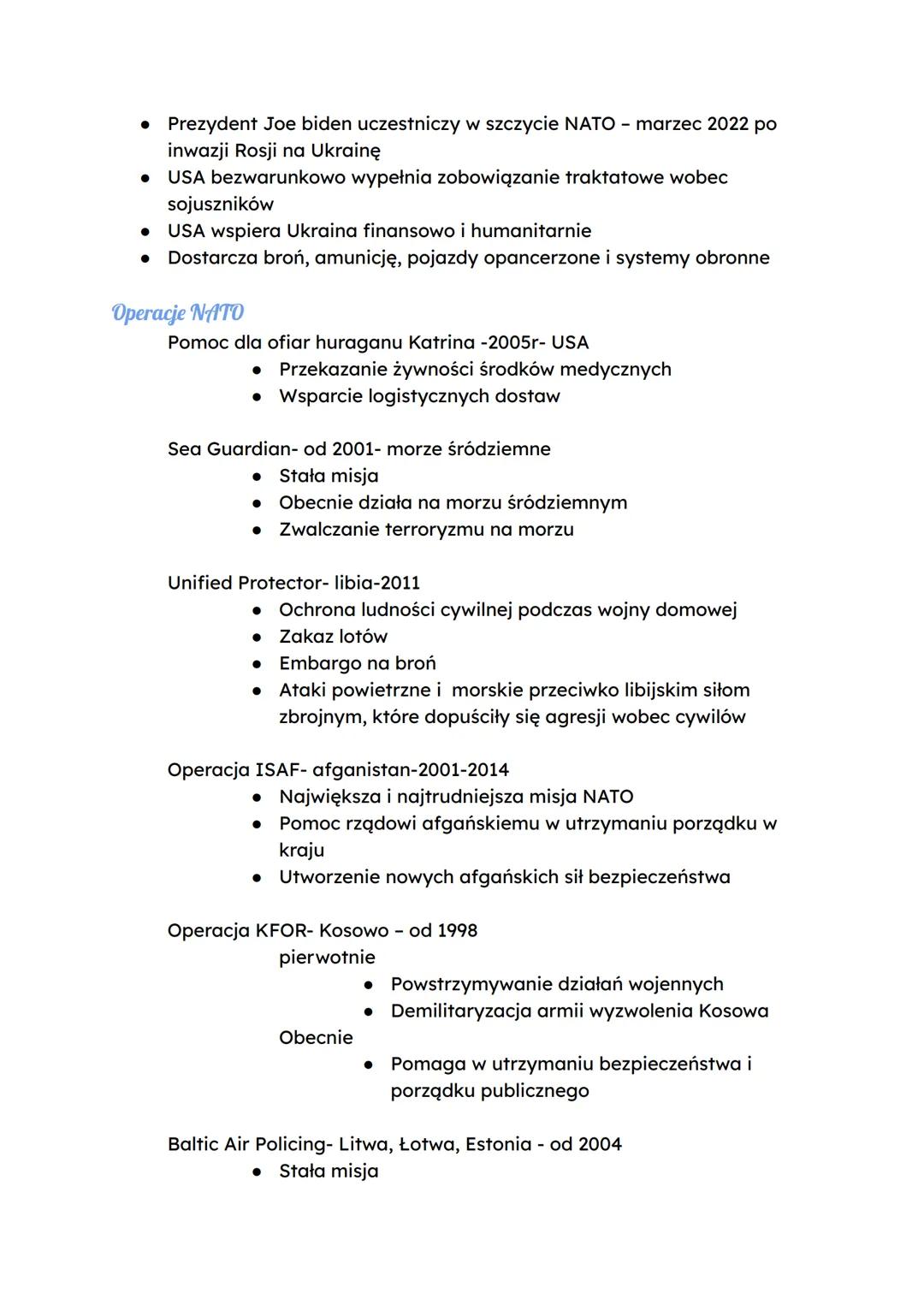 NATO
NATO-organizacja paktu północnoatlantyckiego
Data utworzenia: 1949 r.
Siedziba: Bruksela
Państwa członkowskie - 30
| Państwa założ