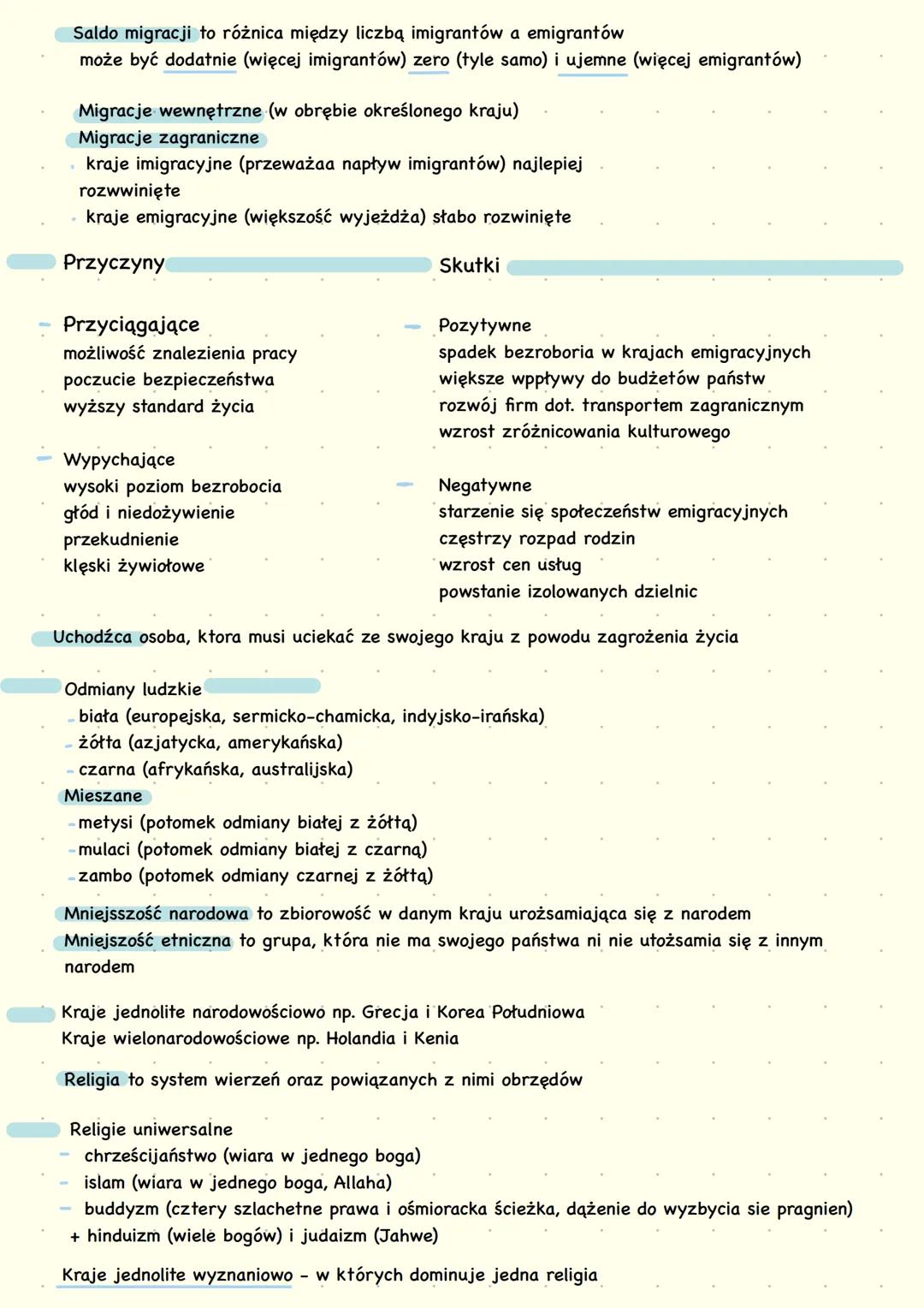 # ludności i osodnictwo
## Przyczyny
* Wzrostu
* rewolucja neolityczna (powstanie stałych osad)
* rewolucja przemysłowa