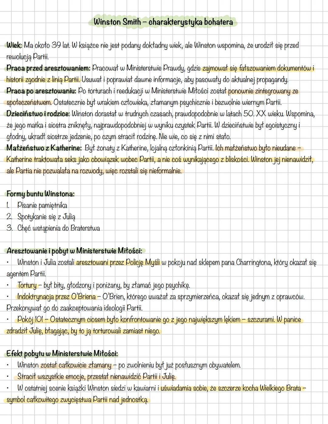 # Rok 1984
George Orwell pisał „Rok 1984", kiedy chorował na gruźlicę, a tytuł stanowi odwrócenie ostatnich cyfr roku, w
którym powstał utw