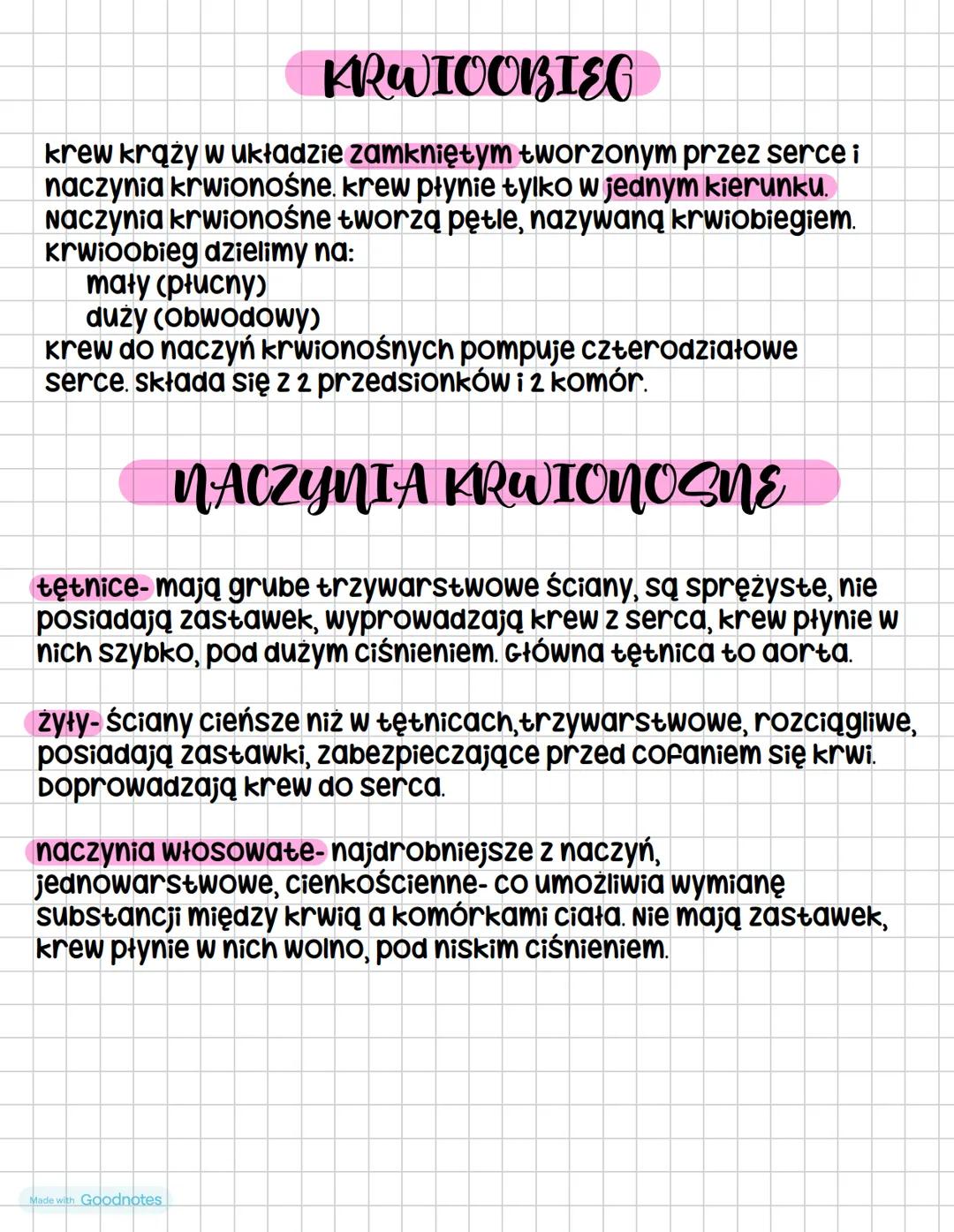 Made with Goodnotes --- OCR Start ---
UKLAD
KRAZENIA
KREW
krew to płynna tkanka o żółtawym zabarwieniu osocza, oraz
zawartym w nim elementów