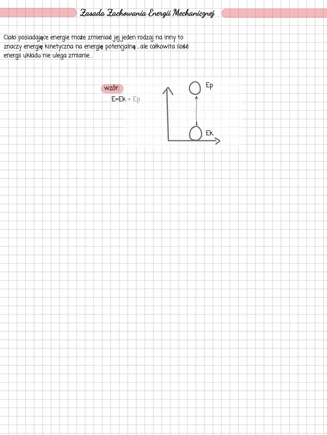 # Fizyka
Energia
mechaniczna
praca
1) Jeżeli działająca siła wypadkowa powoduje przesunięcie ciała na drodze
lub odkształcenie to mówimy ż