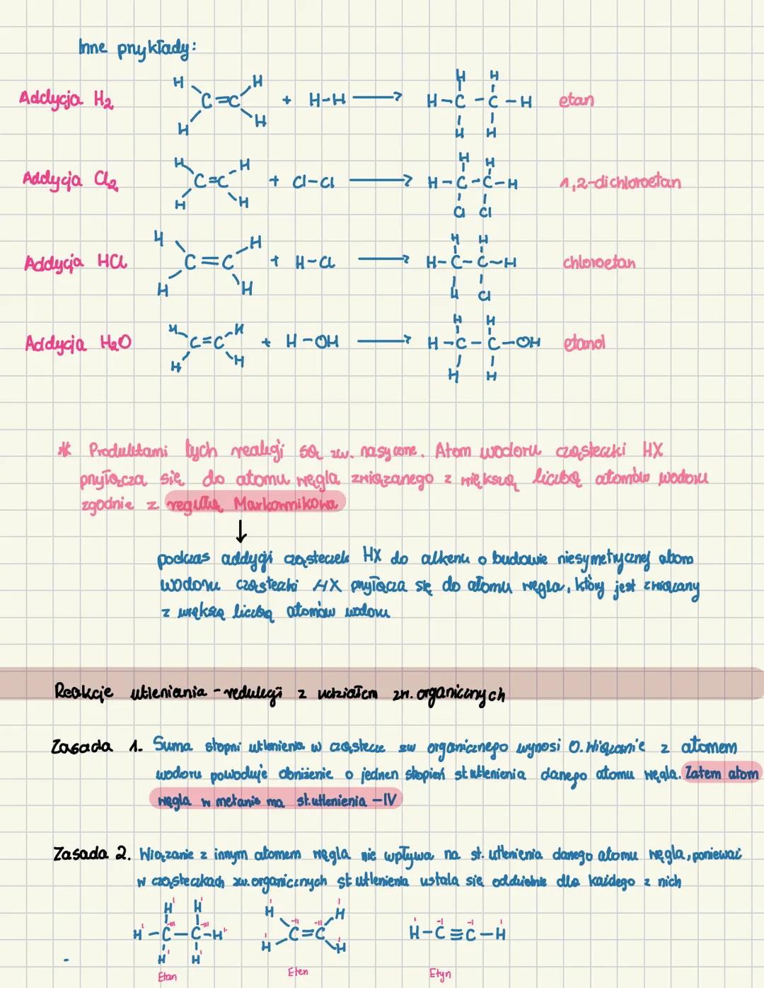 # Węglowodory nienasycone
Alkeny . Alkiny
Ga to związki chemiczne węgla i wodoru, które w swoich cząsteczkach
mają przynajmniej 1 wiązanie