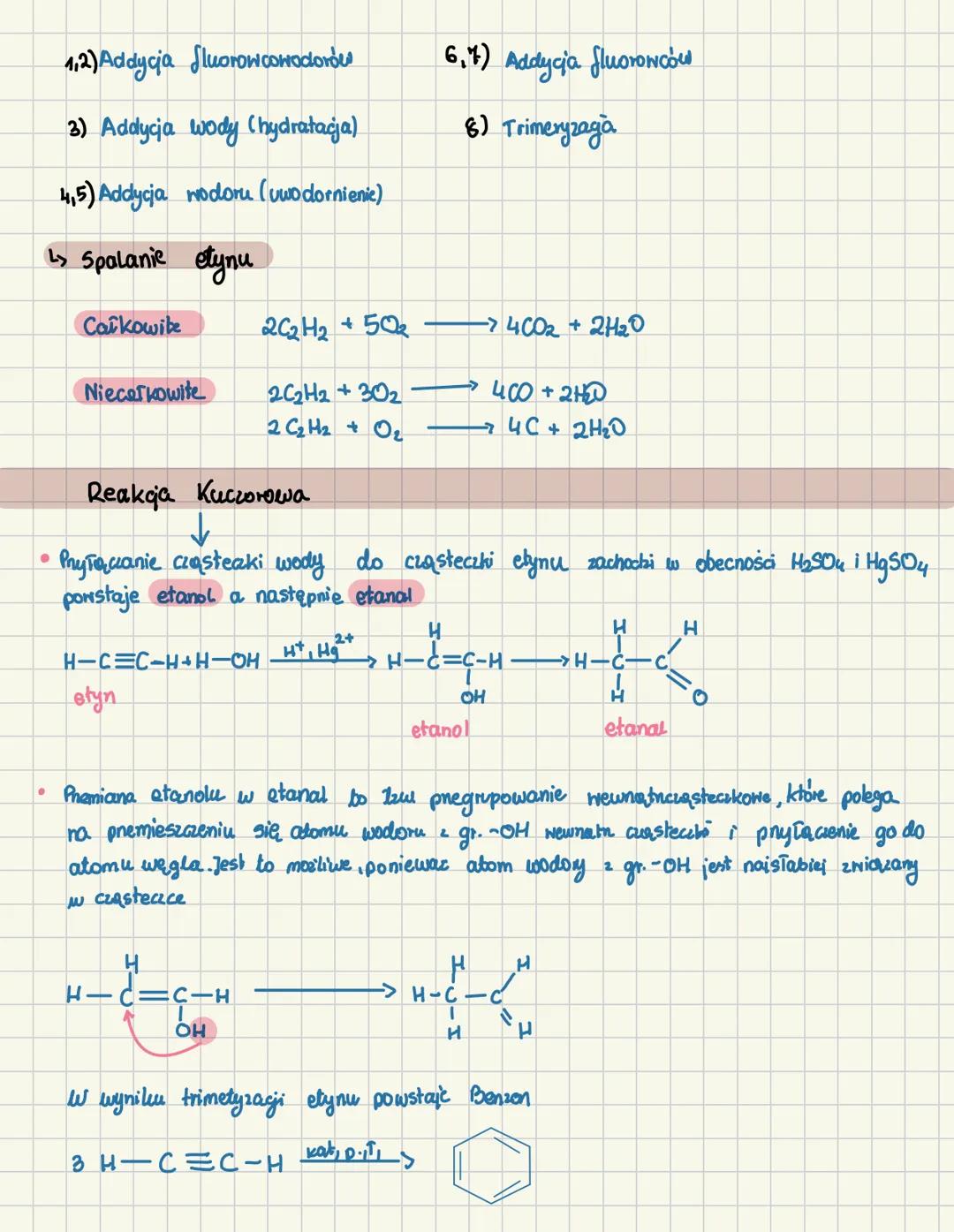 # Alkiny
* Węglowodory, których cząsteczki zawierają
* οριda wiązań pojedyncuych - jedno wiazanie
potrójne między atomami w