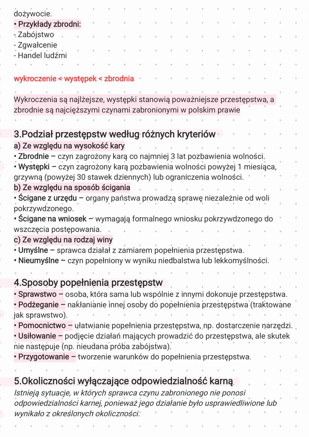 # Prawo karne
1.Kodeksy
Prawo karne spisane jest w:
- Kodeksie Karnym - Kodeksie Wykroczeń
- Kodeksie Karnym Skarbowym - Kodeksie Postępowa